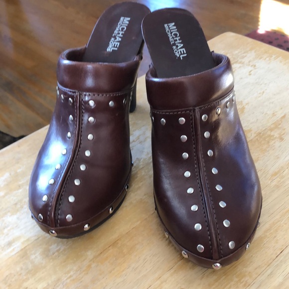 Michael Kors Brown Clog-8 - Picture 2 of 7